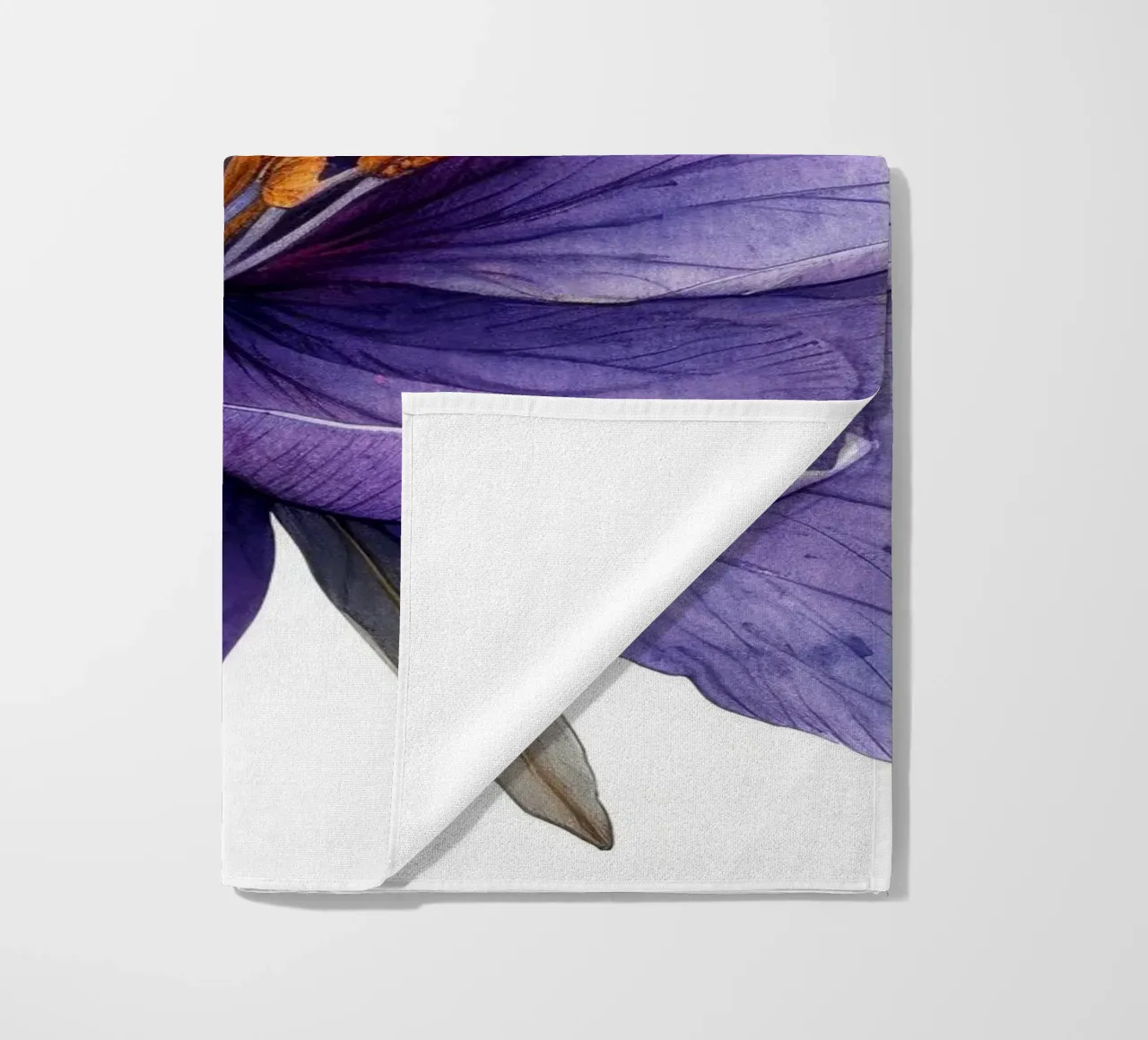 Fiore di croco 2 telo mare da Bold Blooms