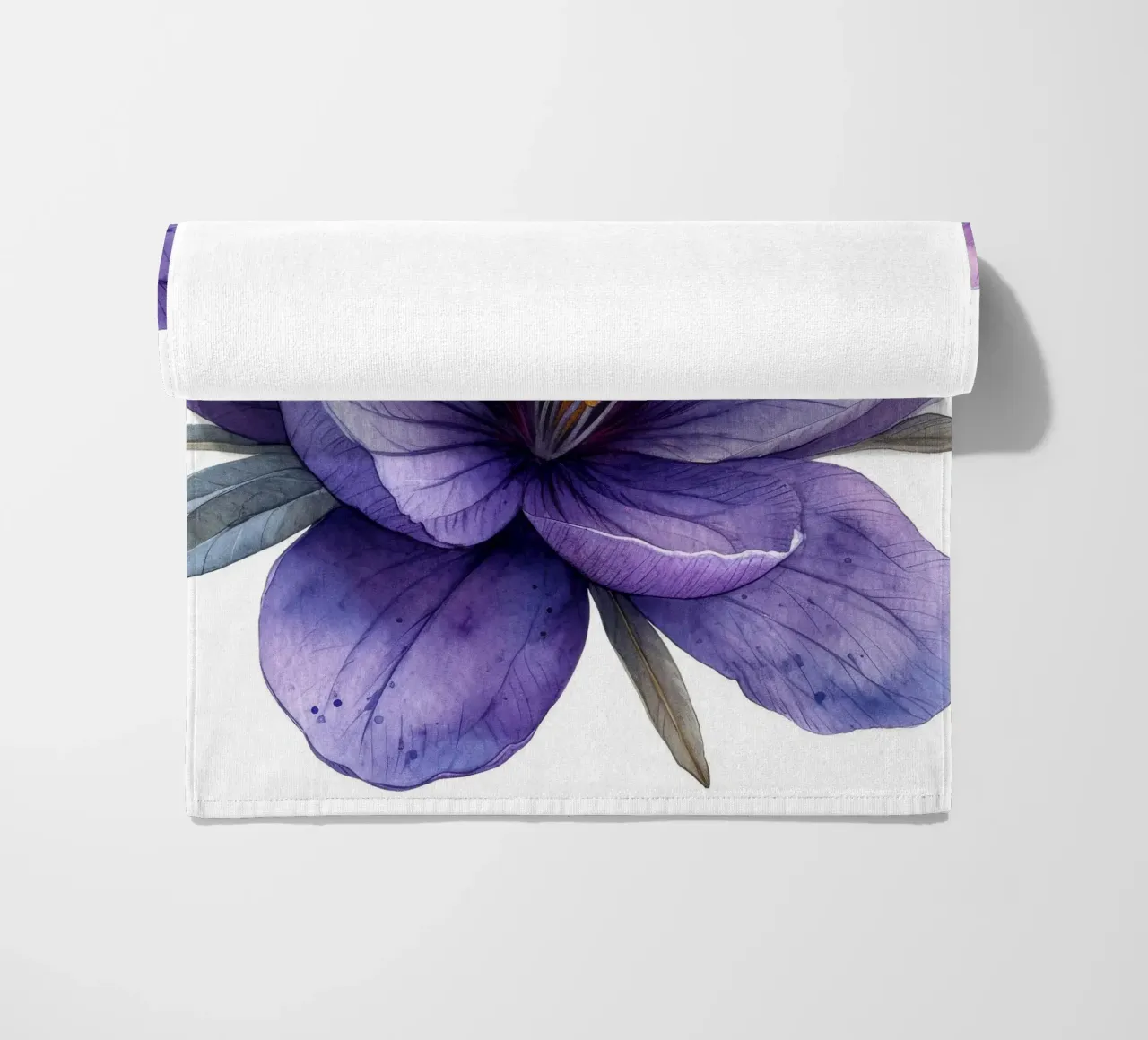 Fiore di croco 2 telo mare da Bold Blooms