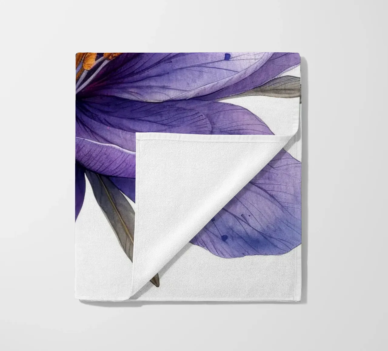 Fiore di croco 2 telo mare da Bold Blooms