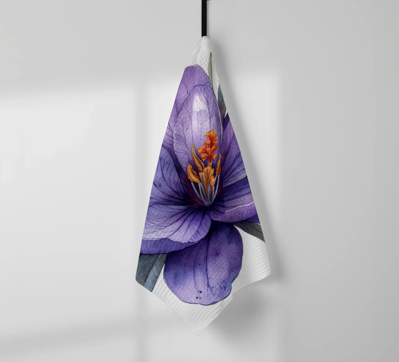 Fiore di croco 2 canovaccio da cucina da Bold Blooms