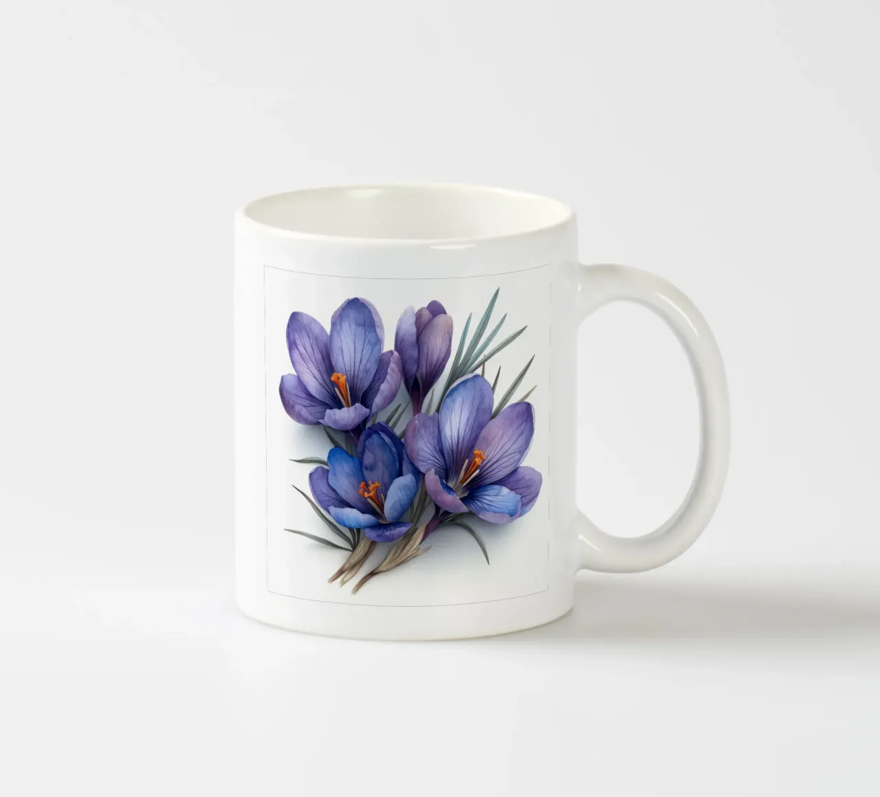 Fiore di croco 3 tazza in ceramica da Bold Blooms