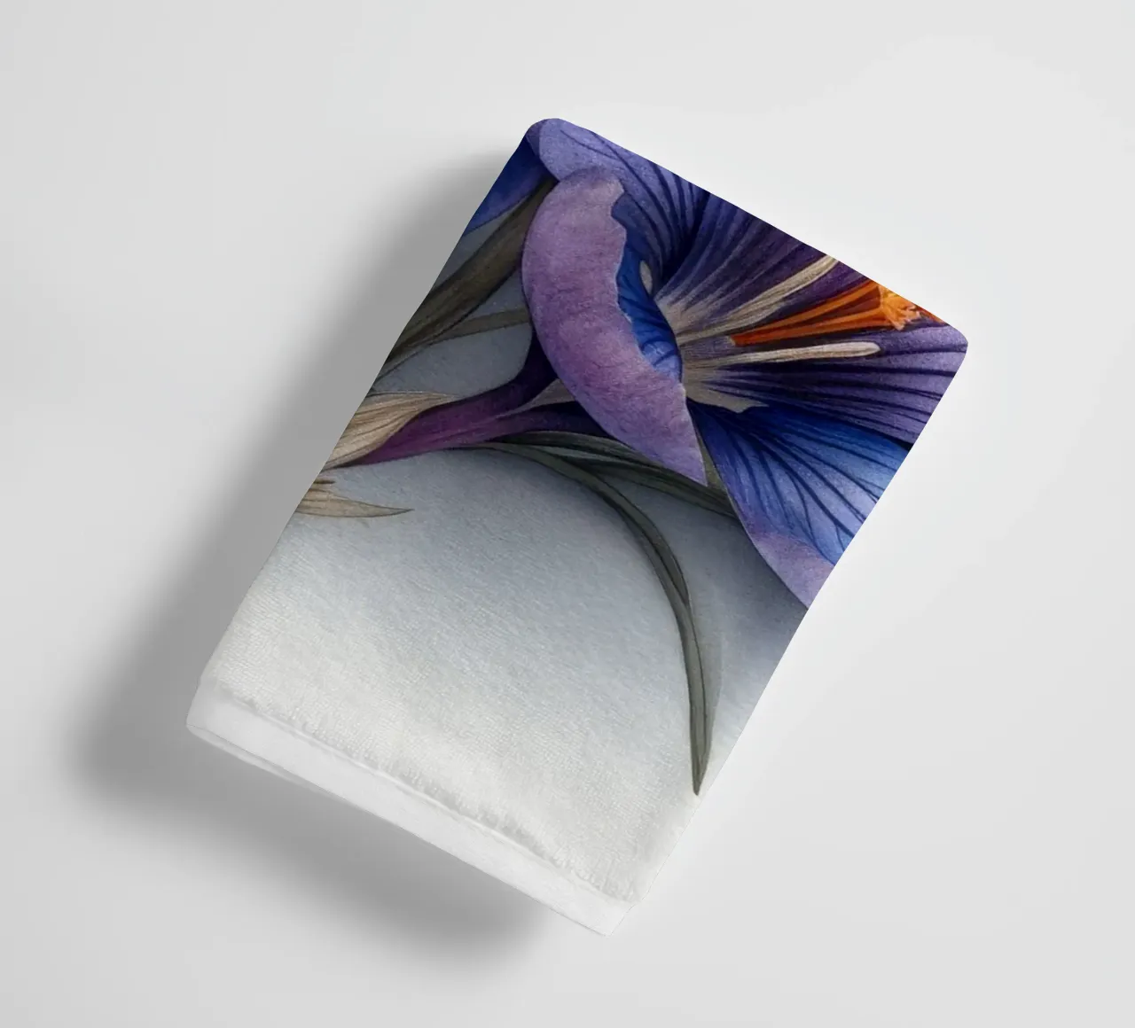 Crocus Flower 3 towel by Bold Blooms
