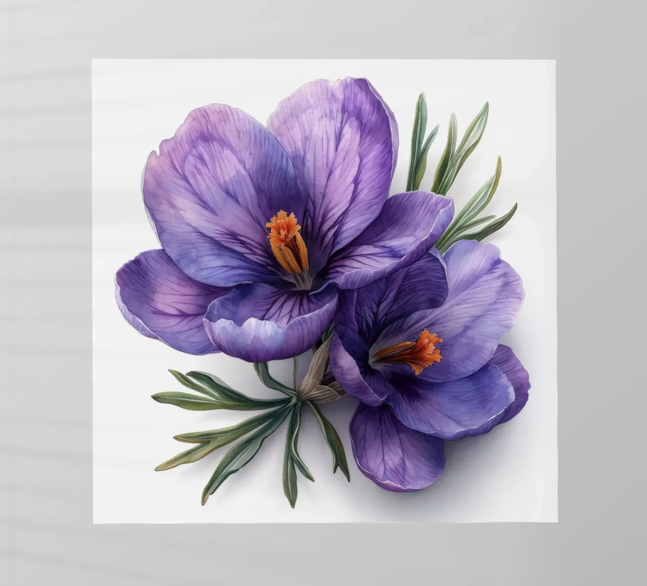 Fiore di croco 1 pellicola backlit da Bold Blooms