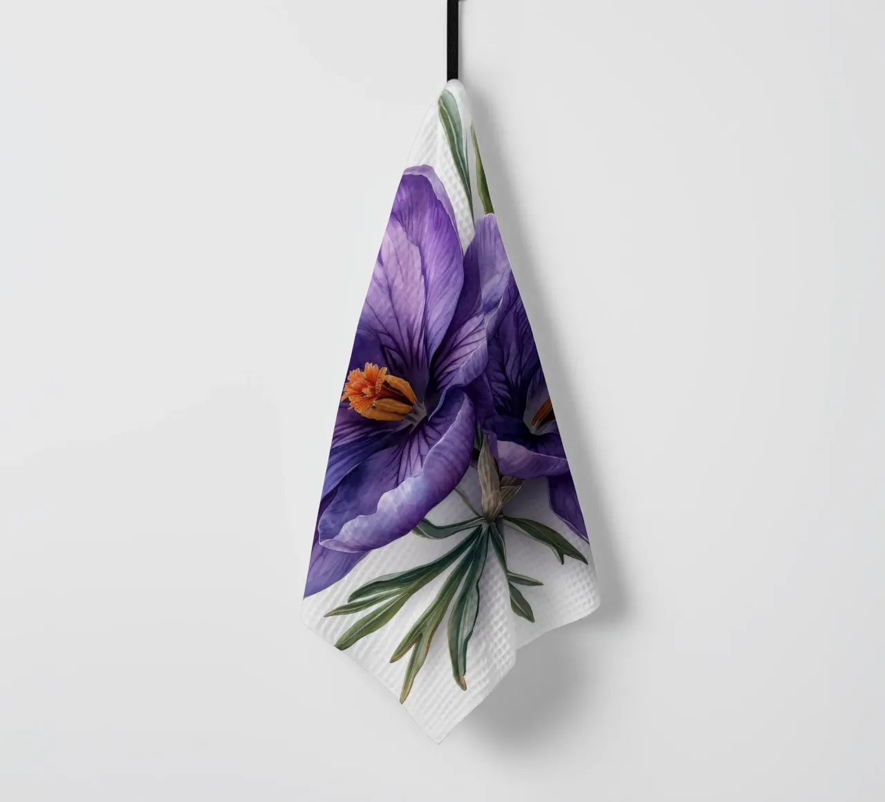 Fiore di croco 1 canovaccio da cucina da Bold Blooms