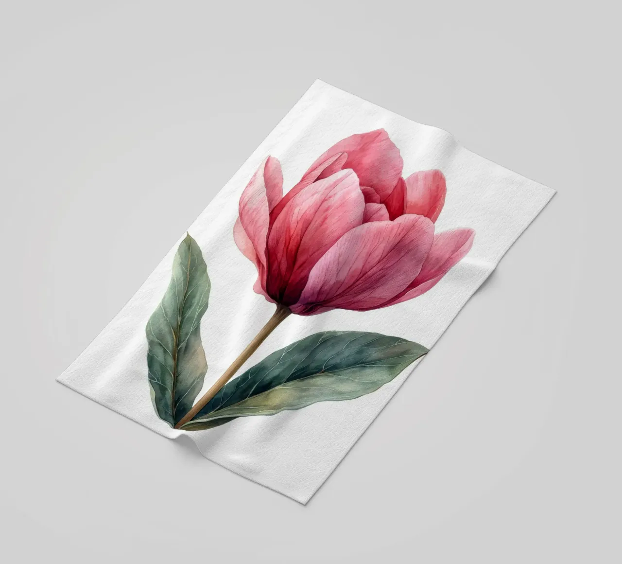 Fiore di ciclamino 2 telo mare da Bold Blooms