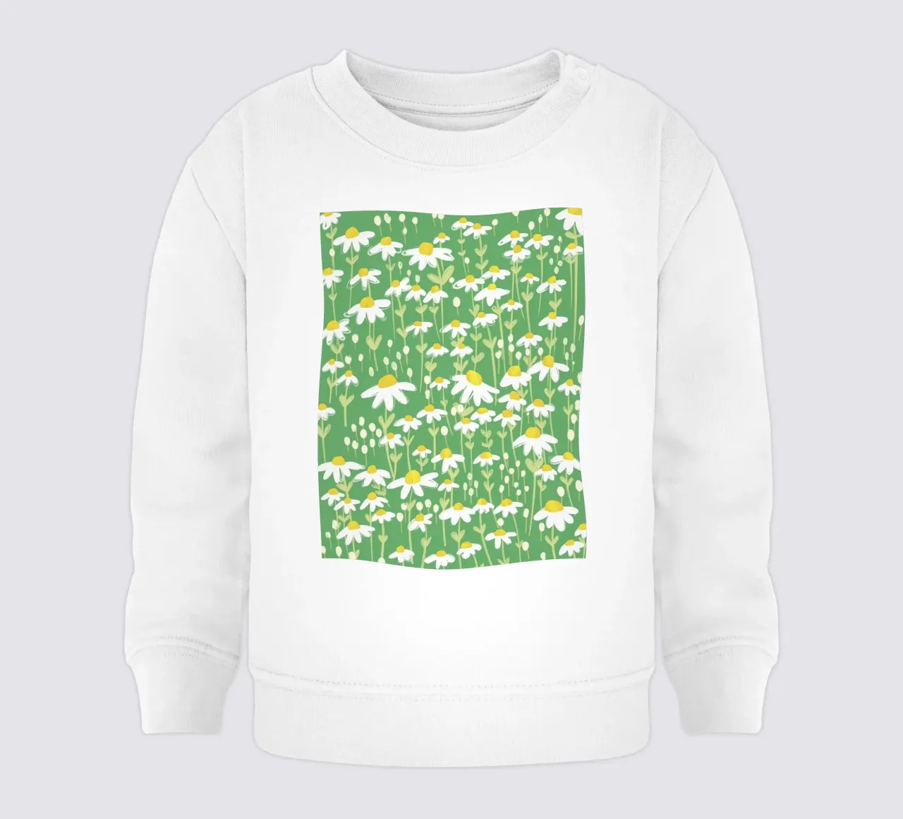 Green chamomile felpa neonato da GigiRosado