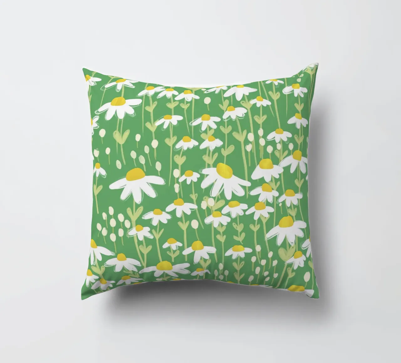 Green chamomile cuscino da GigiRosado