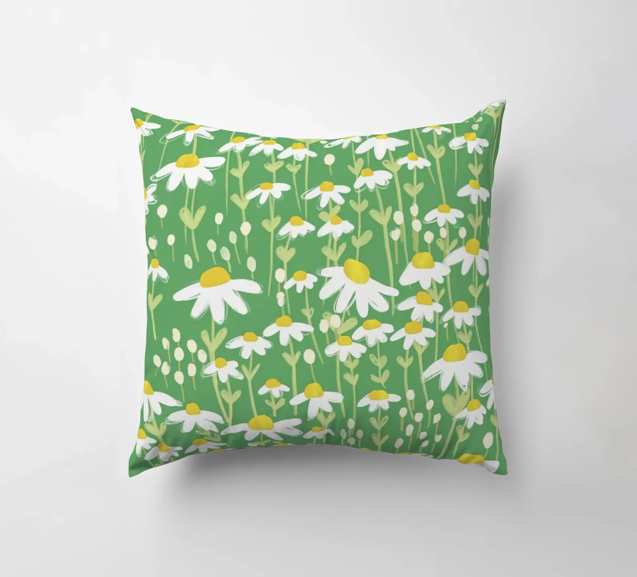 Green chamomile cuscino da GigiRosado