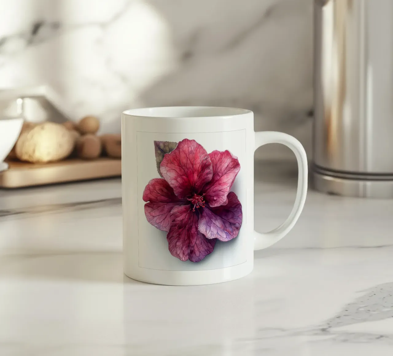 Fiore di ciclamino 3 tazza in ceramica da Bold Blooms