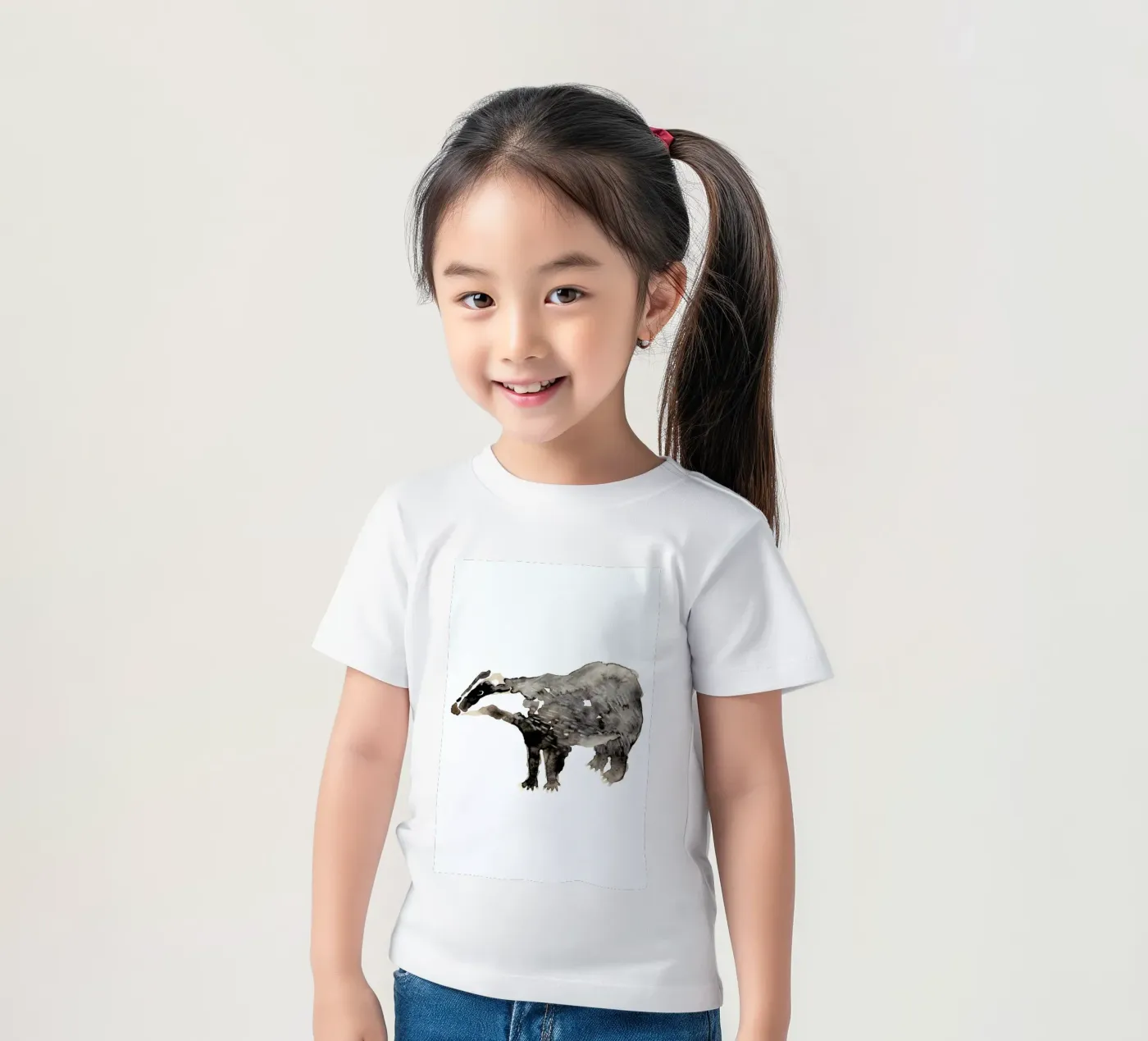 Badger t-shirt bambini da Farina Kuklinski