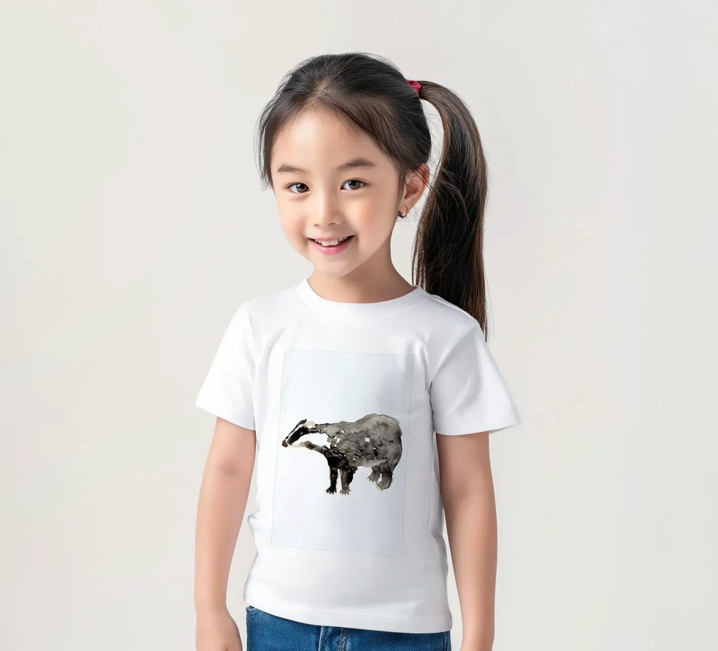 Badger t-shirt bambini da Farina Kuklinski