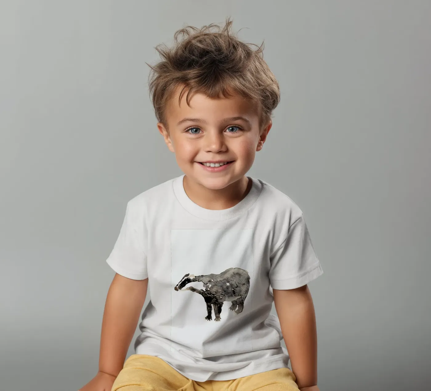 Badger t-shirt bambini da Farina Kuklinski