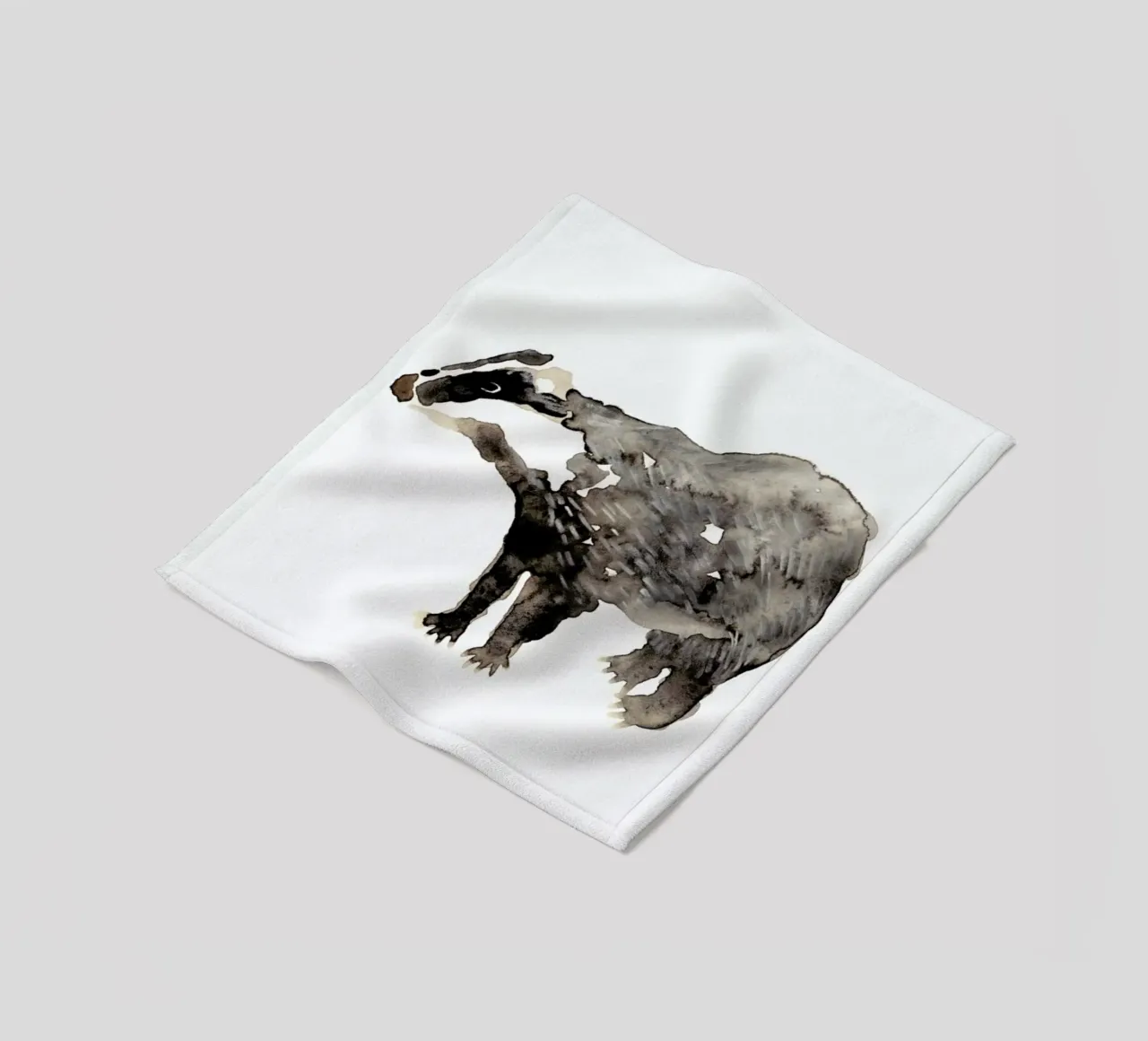 Badger Fleecedecke von Farina Kuklinski