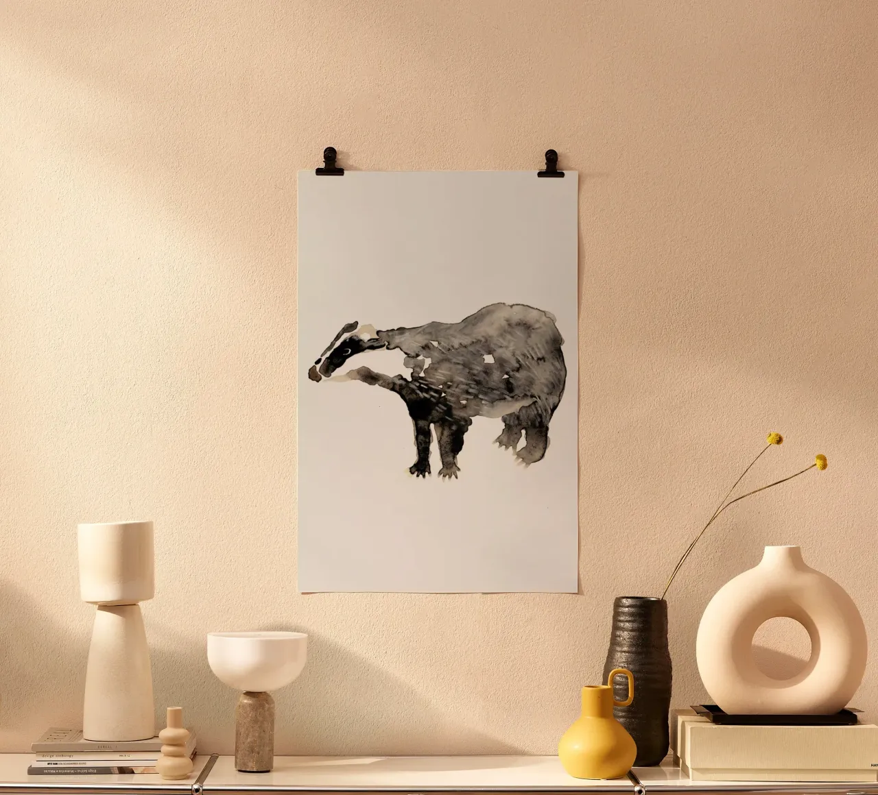 Badger poster da Farina Kuklinski