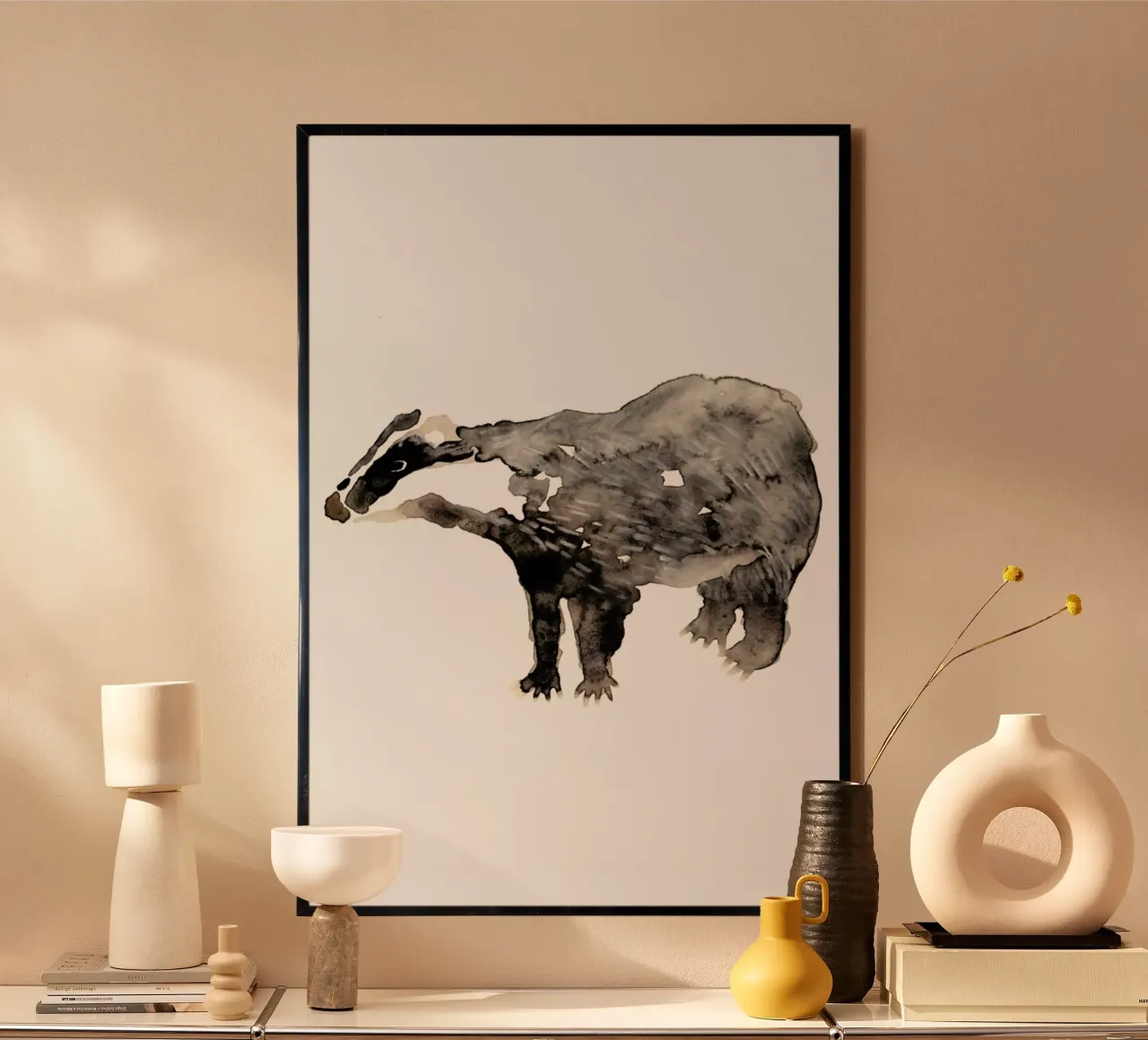 Badger carta hahnemühle da Farina Kuklinski