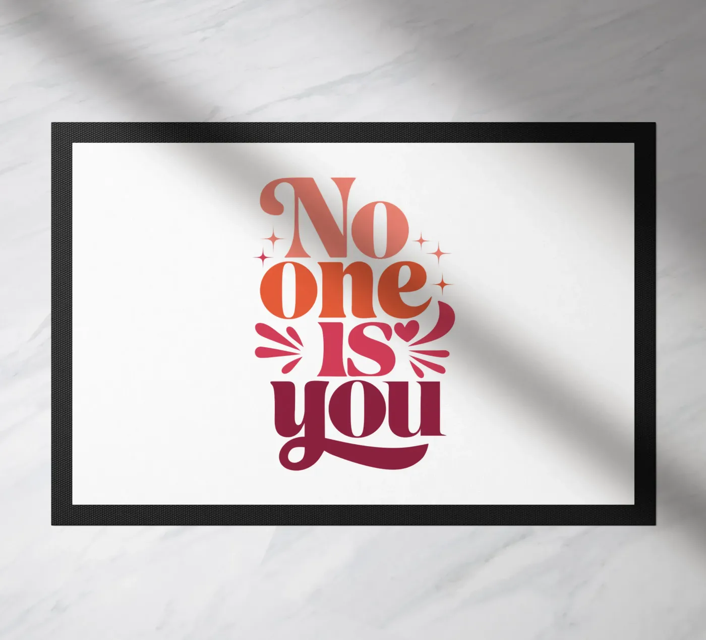 No One is You zerbino da cafelab
