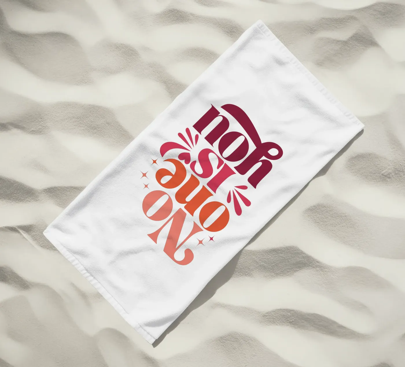 No One is You Strandtuch von cafelab