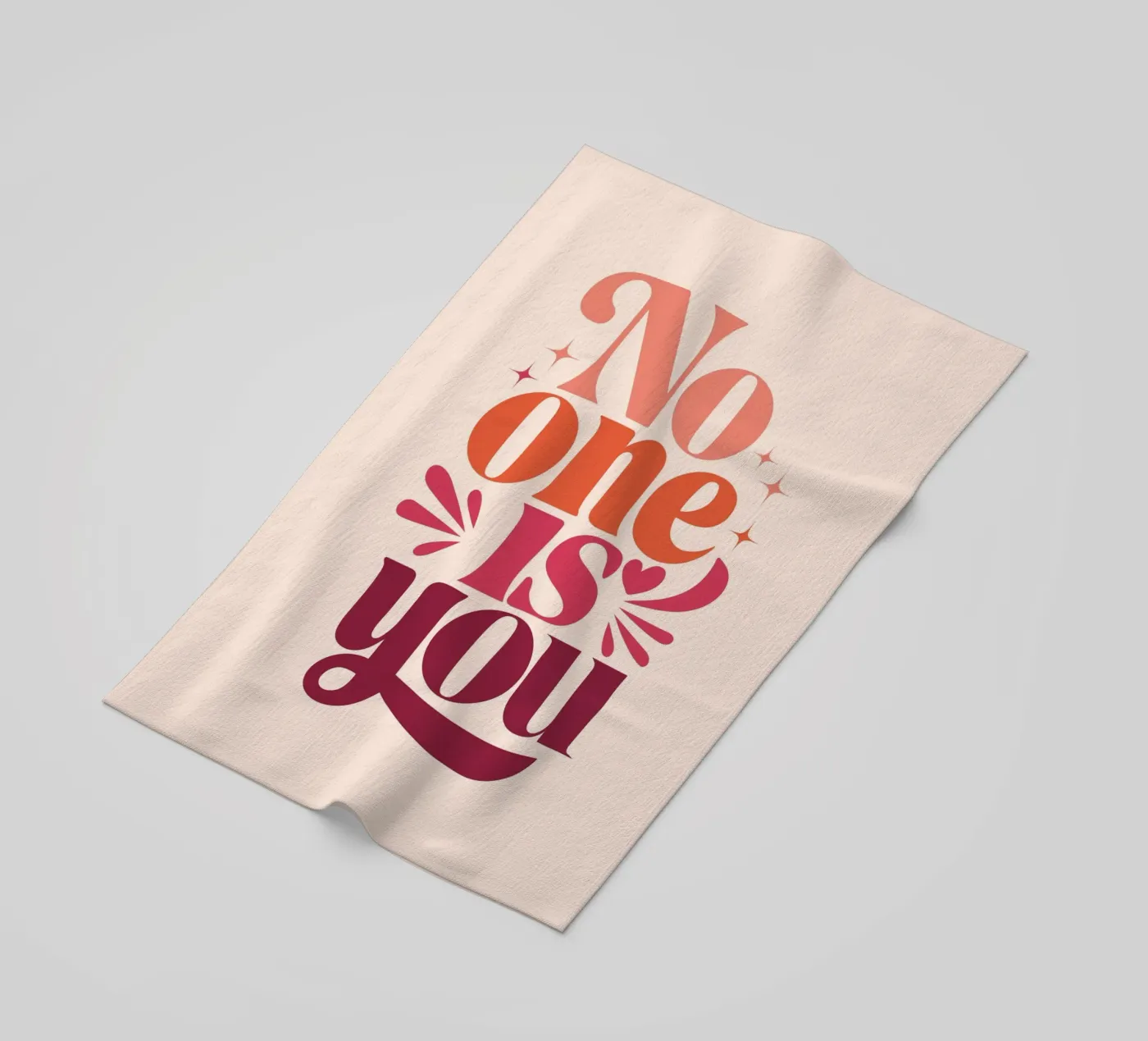 No One is You Strandtuch von cafelab