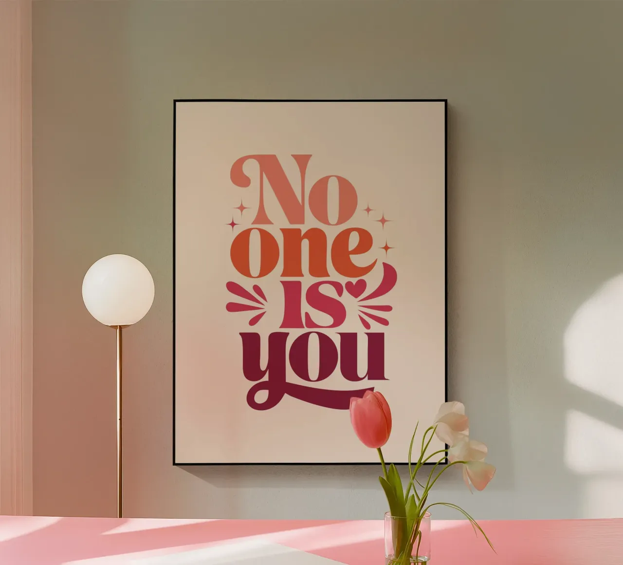 Nessuno è te plexiglass da cafelab