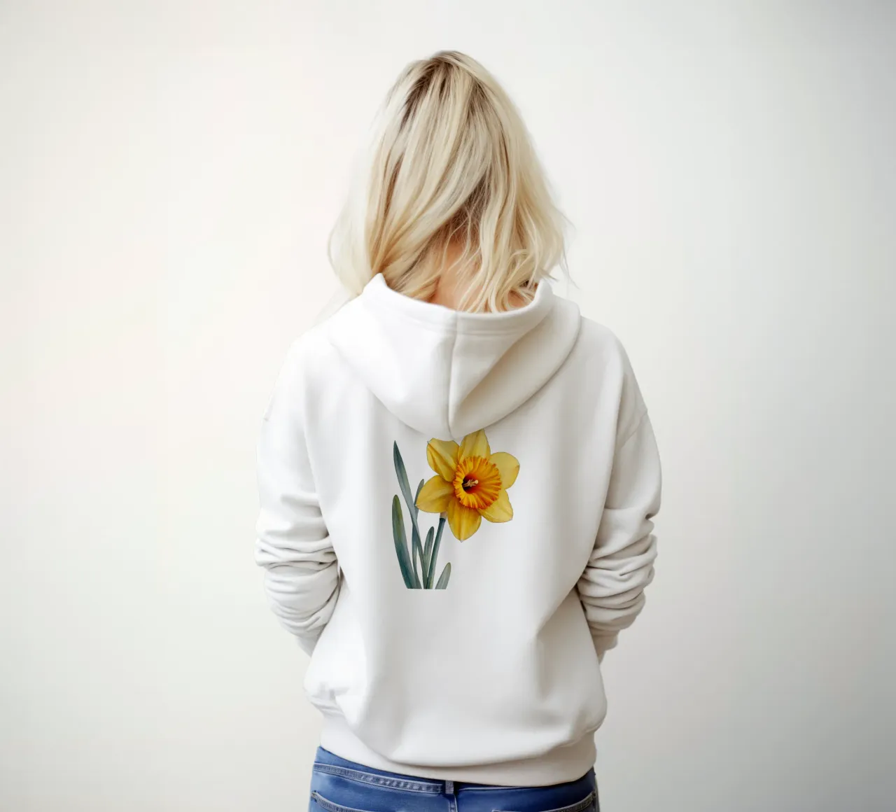 Fiore di narciso 2 felpa con cappuccio da Bold Blooms