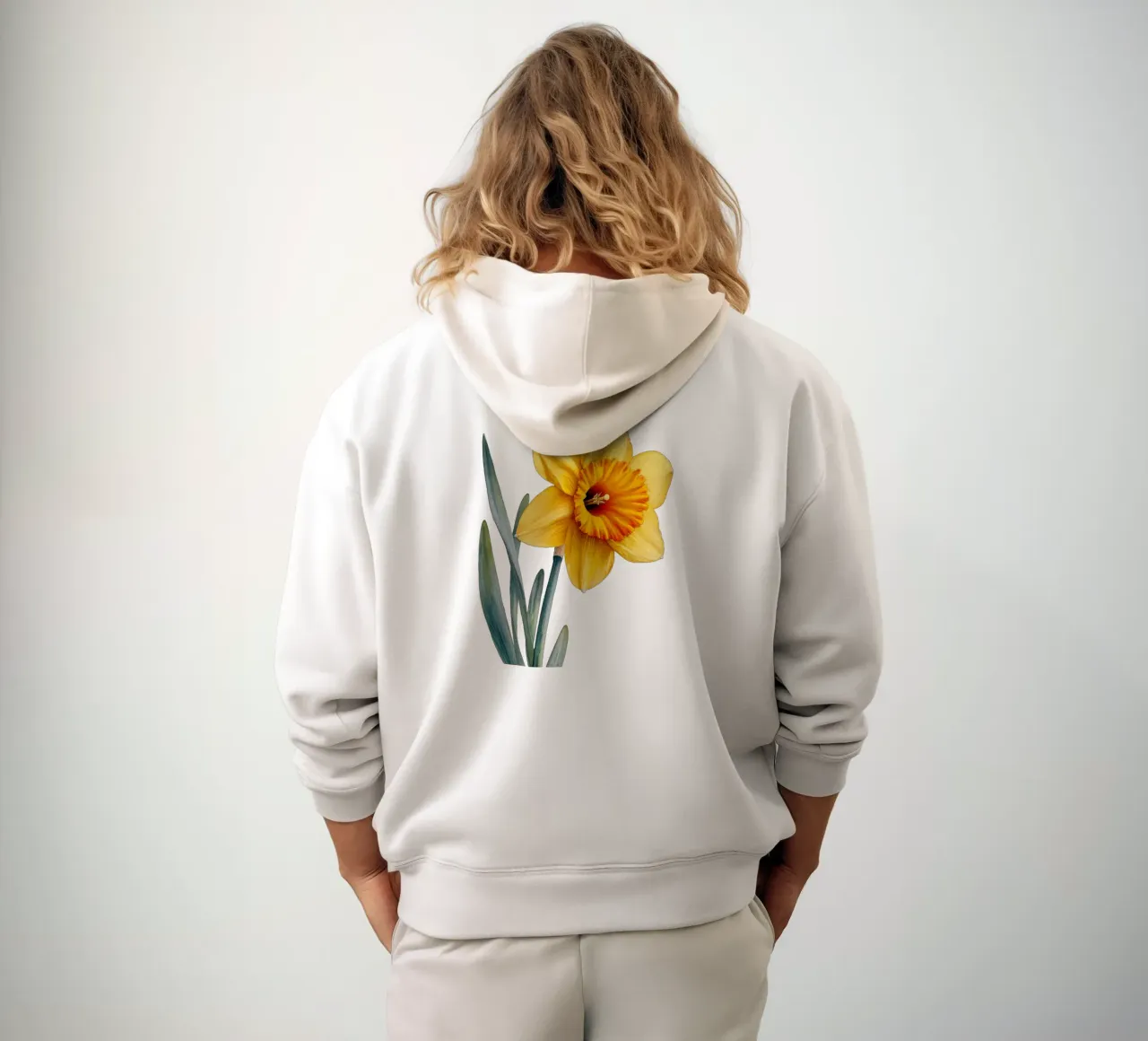 Fiore di narciso 2 felpa con cappuccio da Bold Blooms
