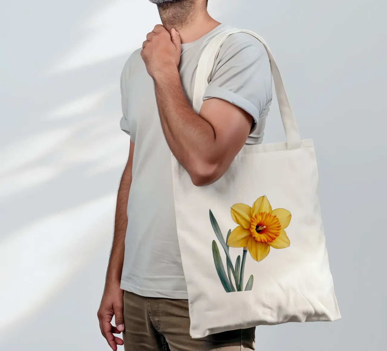 Daffodil Flower 2 tote bag by Bold Blooms