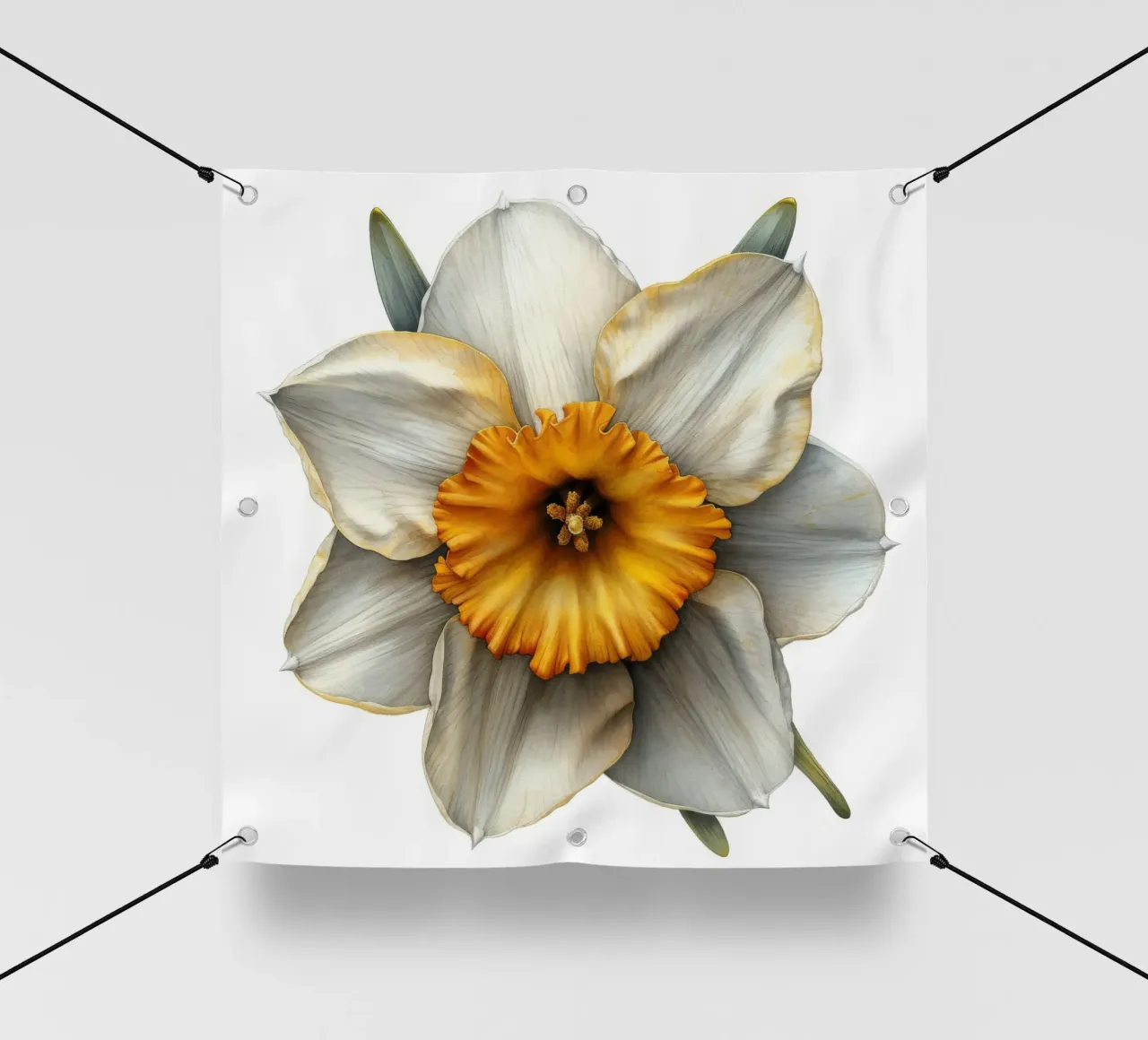 Fiore di narciso 3 telo in pvc da Bold Blooms