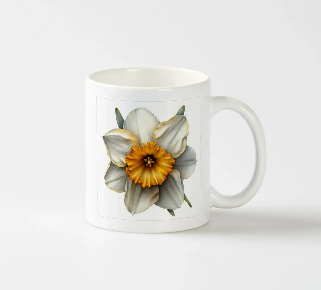 Fiore di narciso 3 tazza in ceramica da Bold Blooms