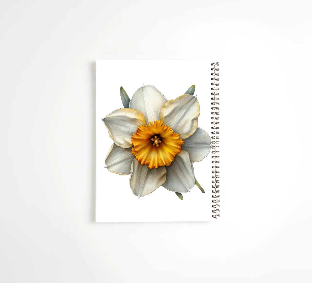 Daffodil Flower 3 spiral notebook by Bold Blooms