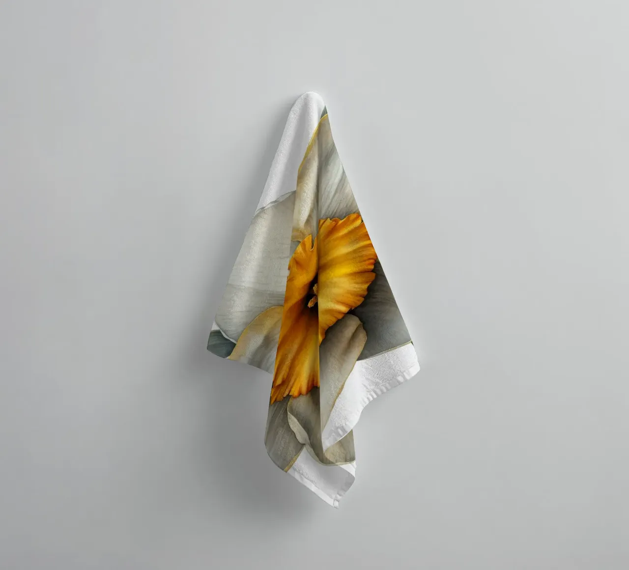 Daffodil Flower 3 towel by Bold Blooms