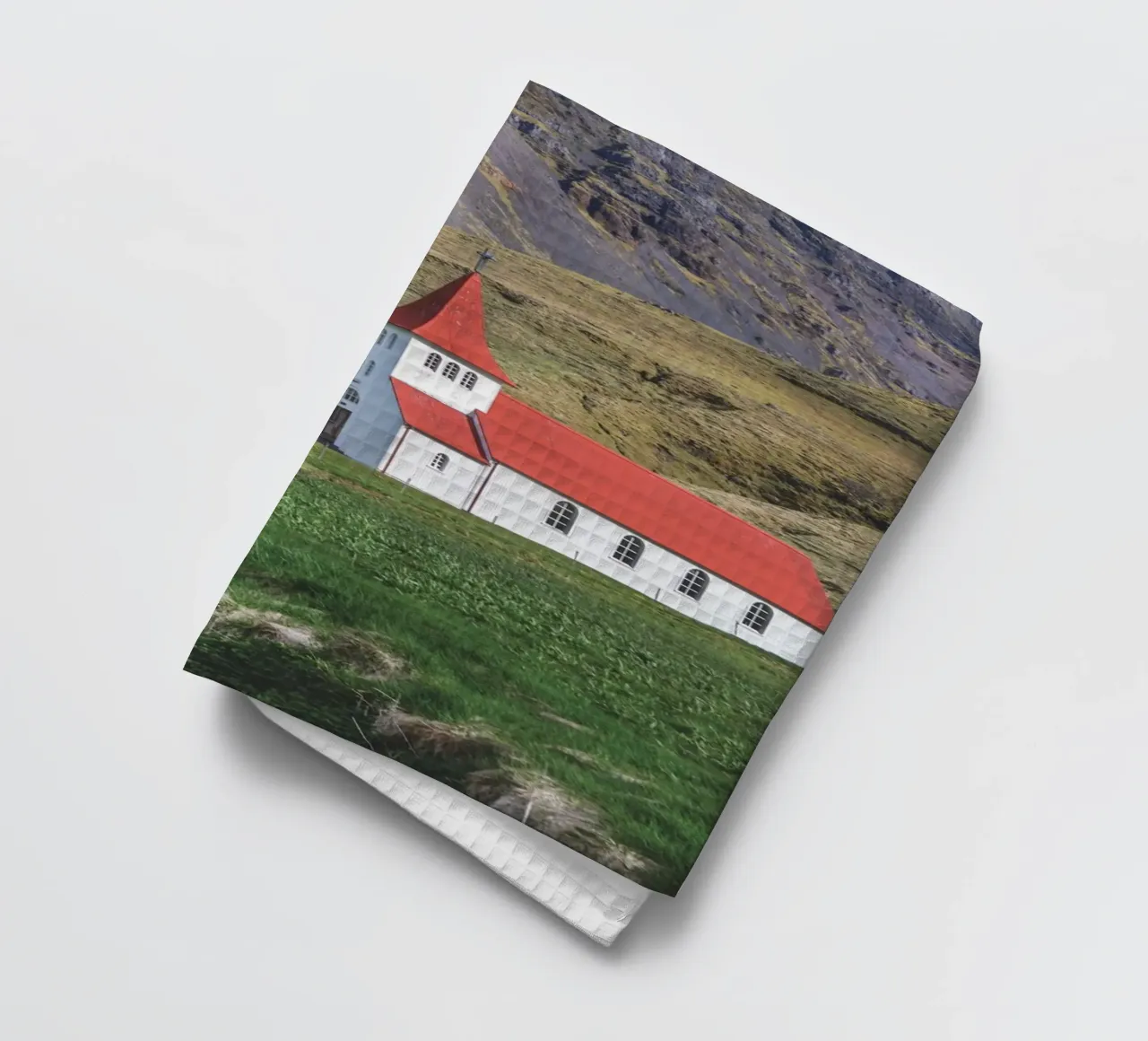 Skálakrókur tea towel by Dave Hare Photography