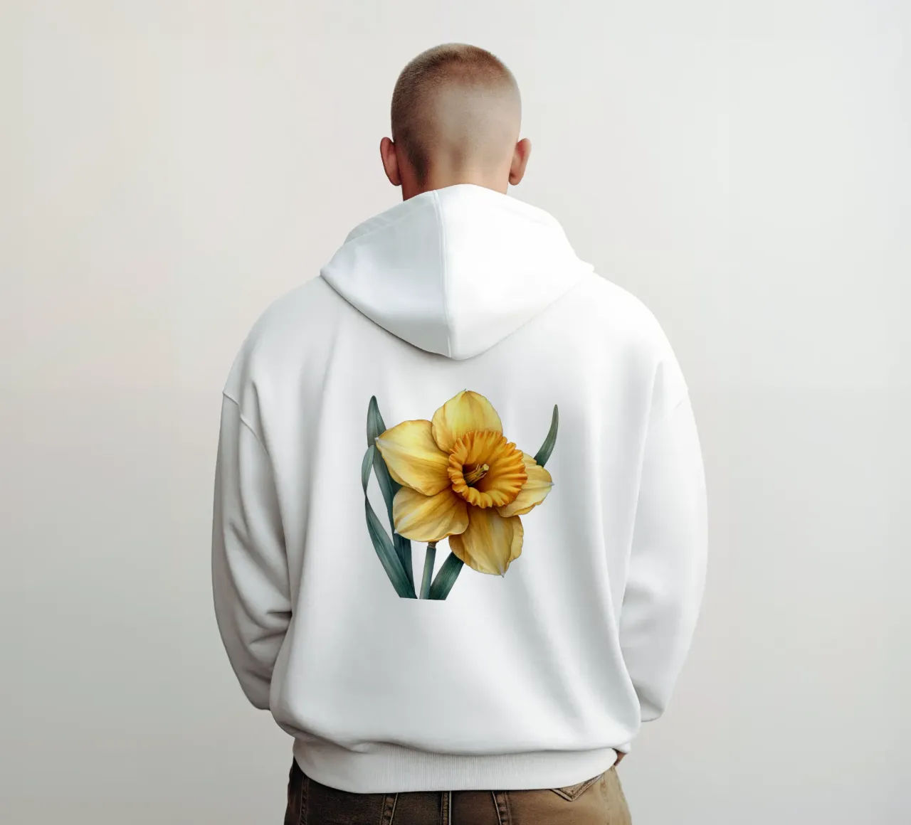 Fiore di narciso 4 felpa con cappuccio da Bold Blooms