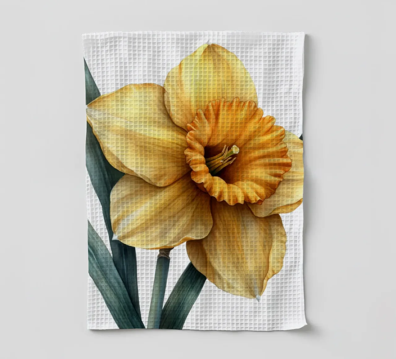Fiore di narciso 4 canovaccio da cucina da Bold Blooms