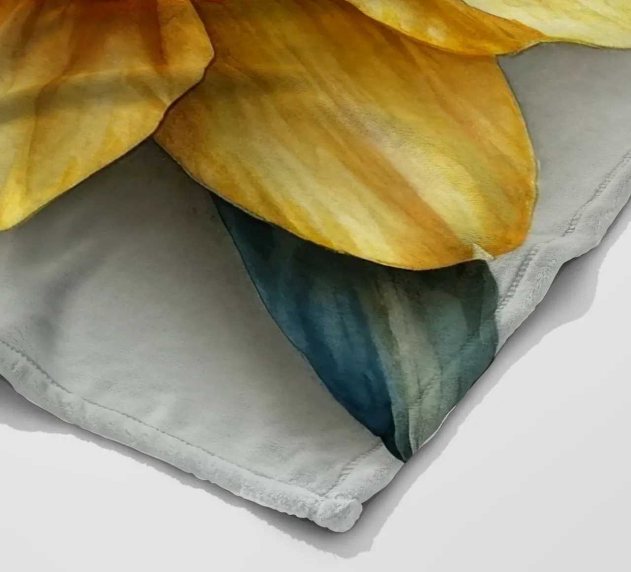 Fiore di narciso 1 coperta in pile da Bold Blooms