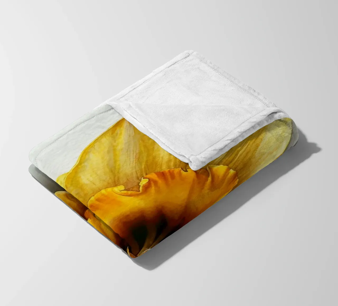 Fiore di narciso 1 coperta in pile da Bold Blooms