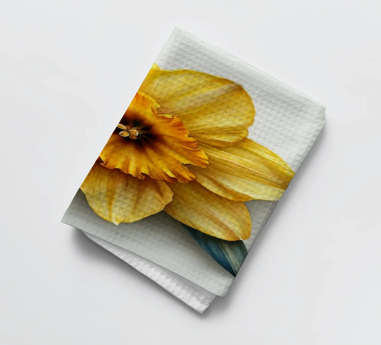 Fiore di narciso 1 canovaccio da cucina da Bold Blooms