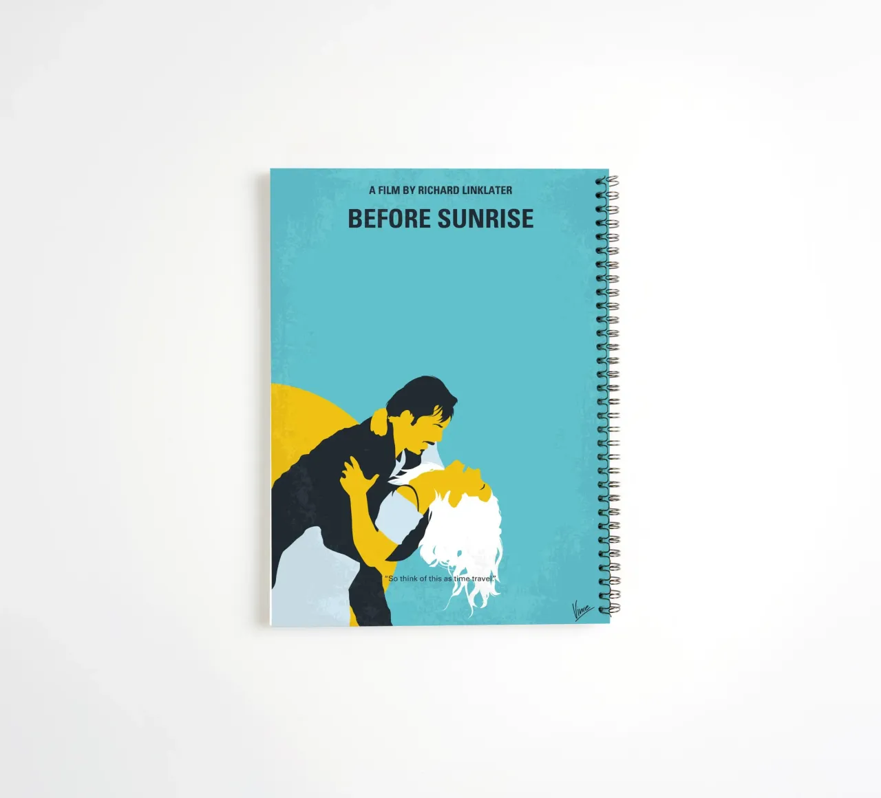 No1011 My Before Sunrise minimal movie poster Ringbuch von Chungkong