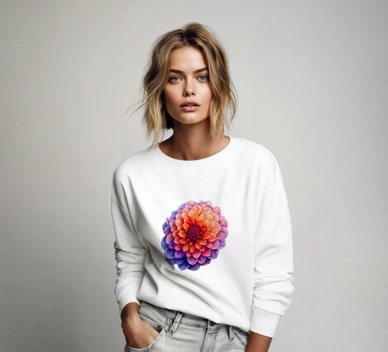 Fiore di dalia 3 felpa da Bold Blooms