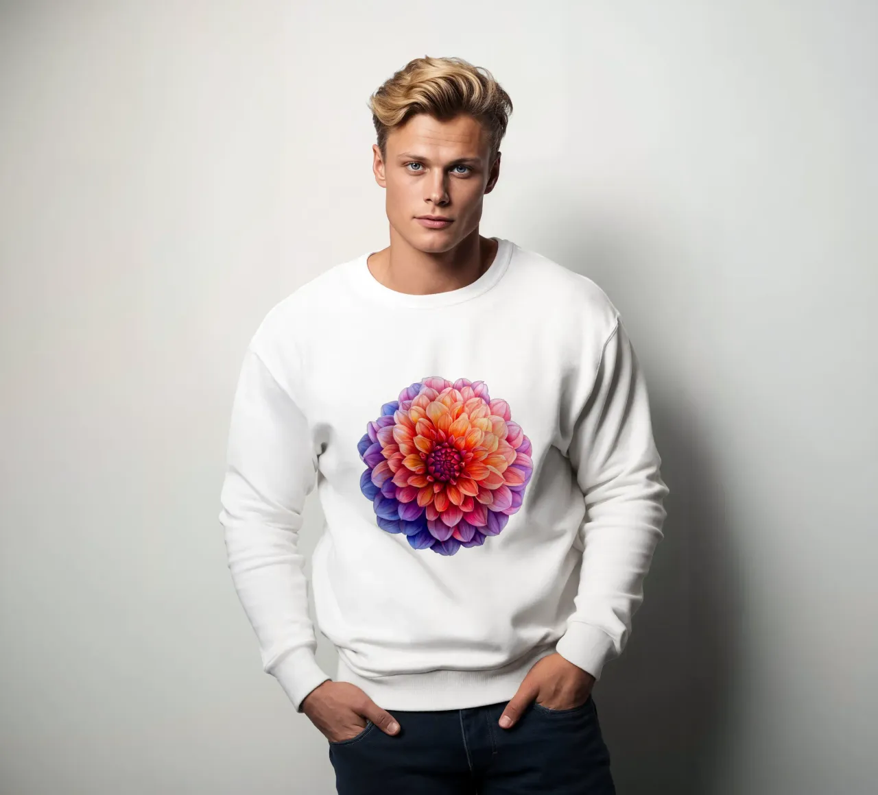 Fiore di dalia 3 felpa da Bold Blooms