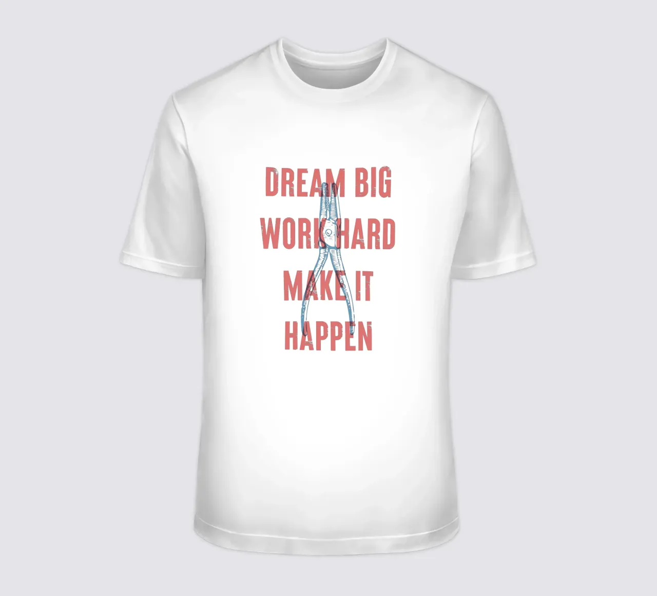 Sognare in grande, lavorare sodo, realizzare t-shirt da Vintagrafica
