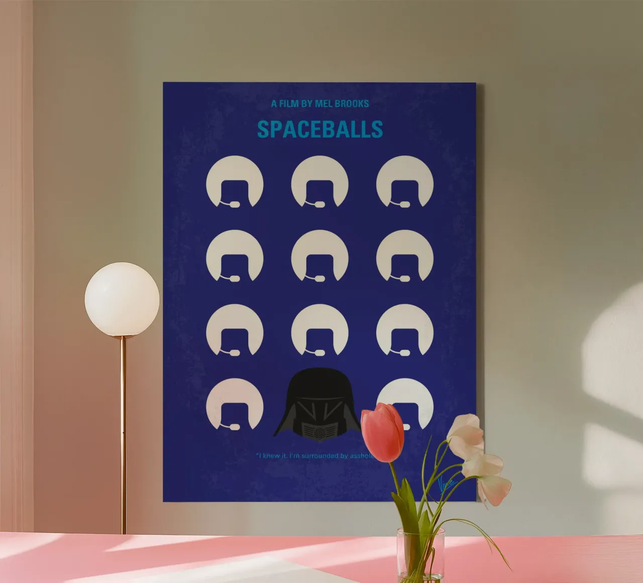 No1015 My Spaceballs minimal movie poster canvas by Chungkong