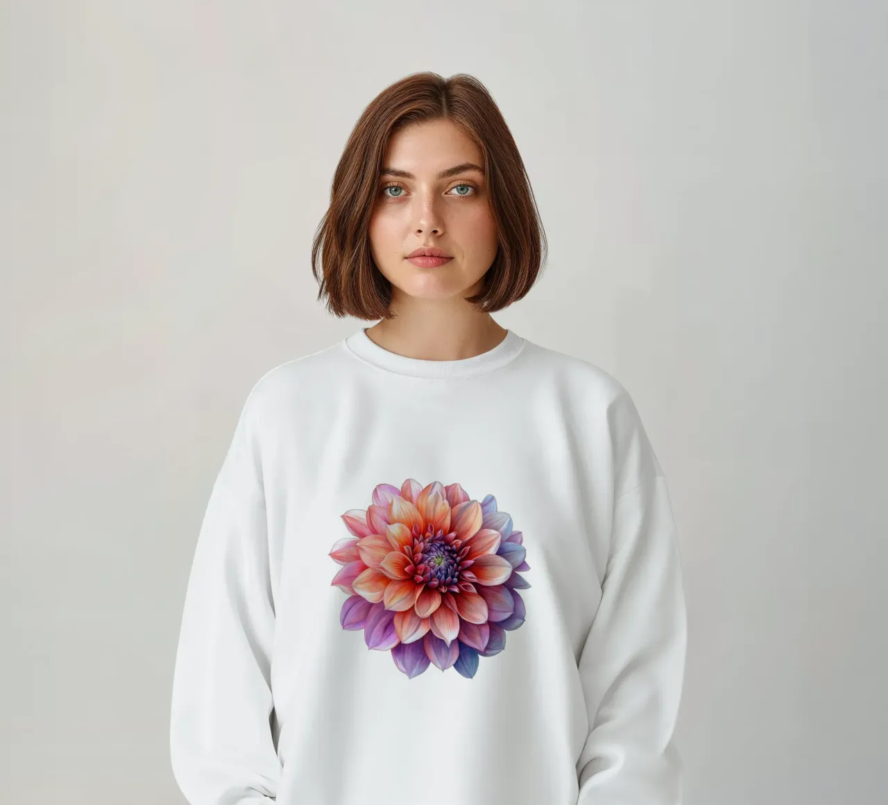 Fiore di dalia 4 felpa da Bold Blooms