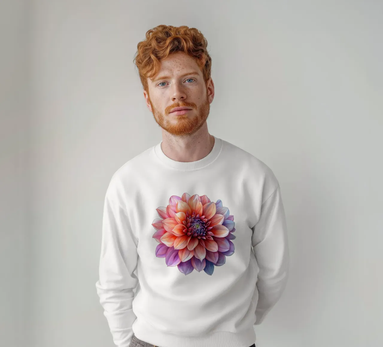 Fiore di dalia 4 felpa da Bold Blooms