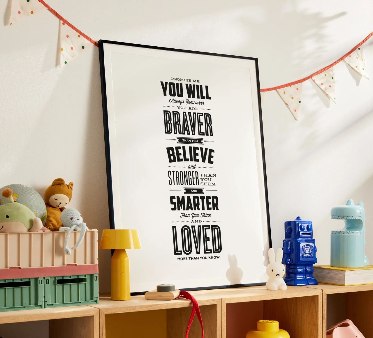 You Are Loved More Than You Know Typography Print hahnemühle by THE MOTIVATED TYPE