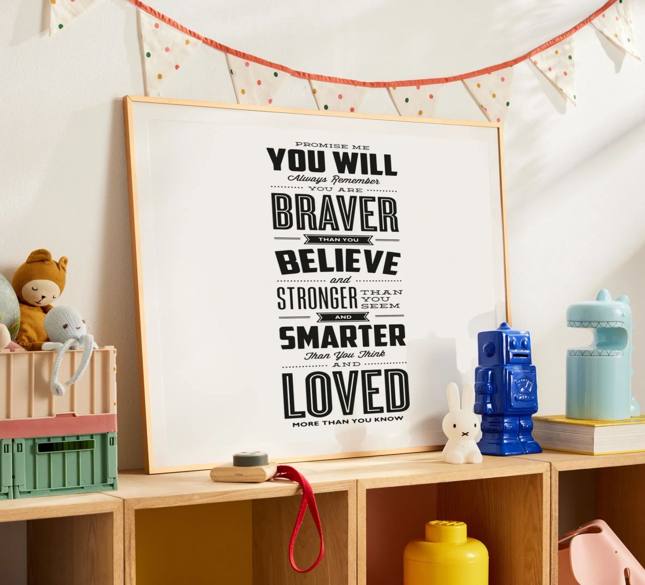 You Are Loved More Than You Know Typography Print hahnemühle by THE MOTIVATED TYPE