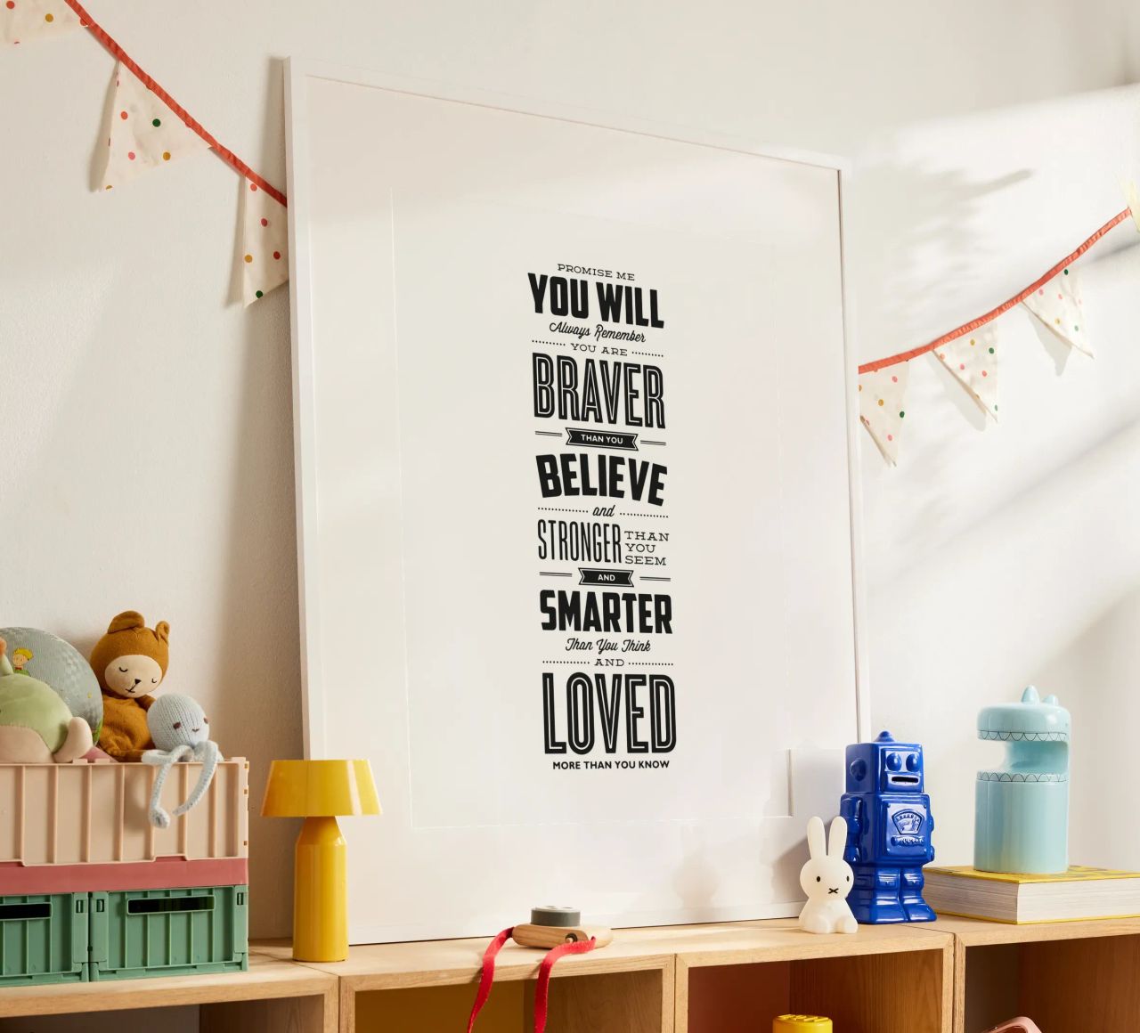 You Are Loved More Than You Know Typography Print hahnemühle by THE MOTIVATED TYPE