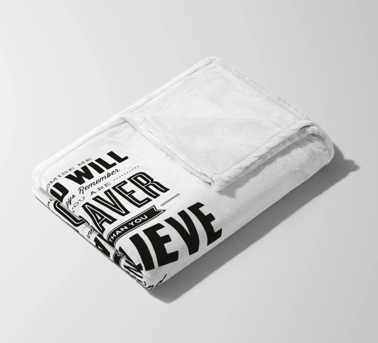 You Are Loved More Than You Know Tipografía Impresa manta de franela de THE MOTIVATED TYPE