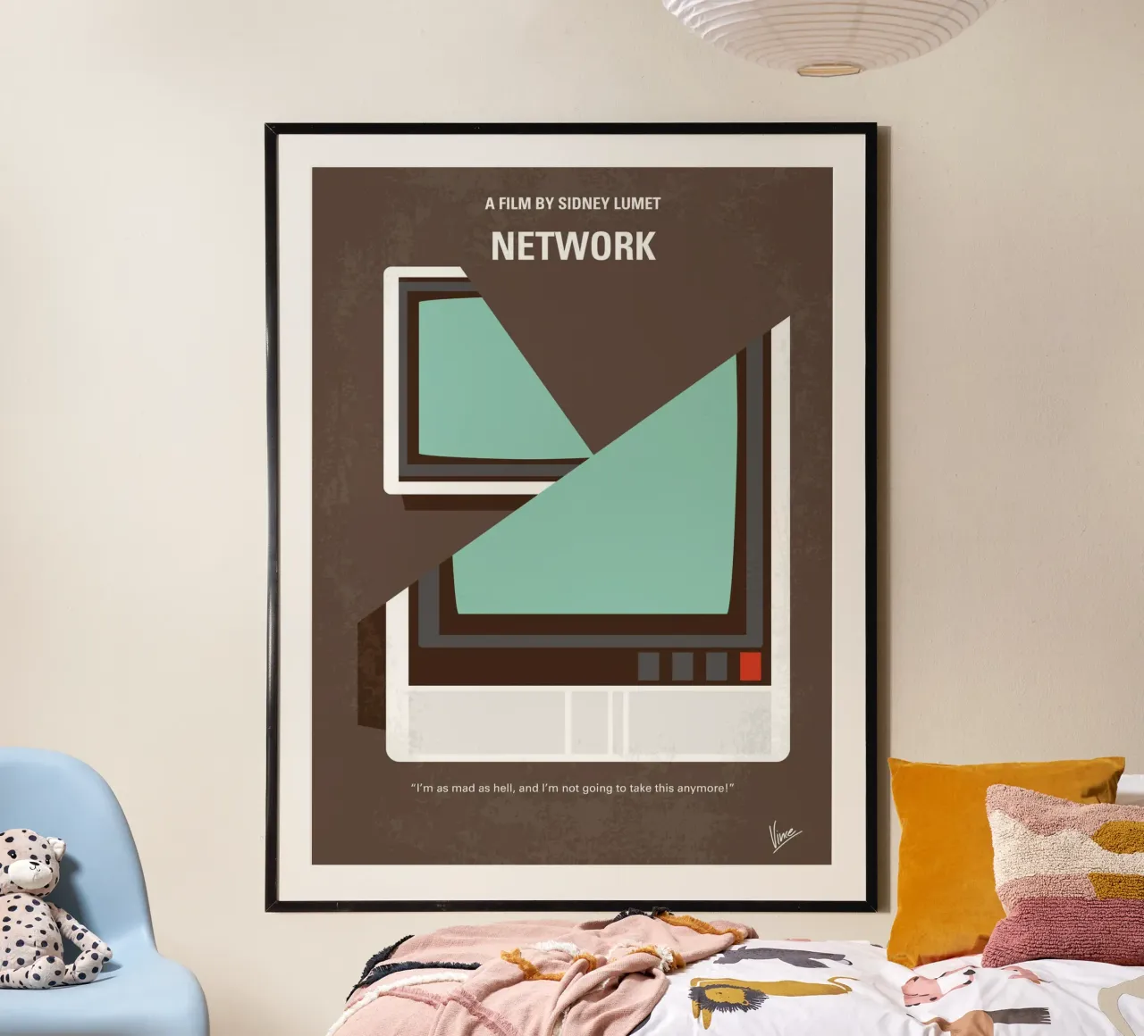 No1021 My Network minimal movie poster carta hahnemühle da Chungkong