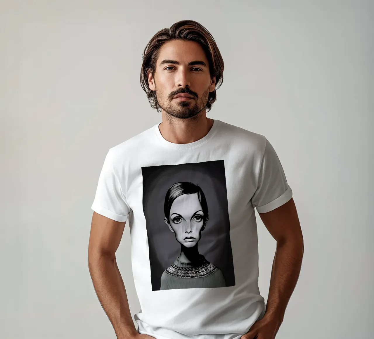Twiggy t-shirt da Rob Art | Illustration