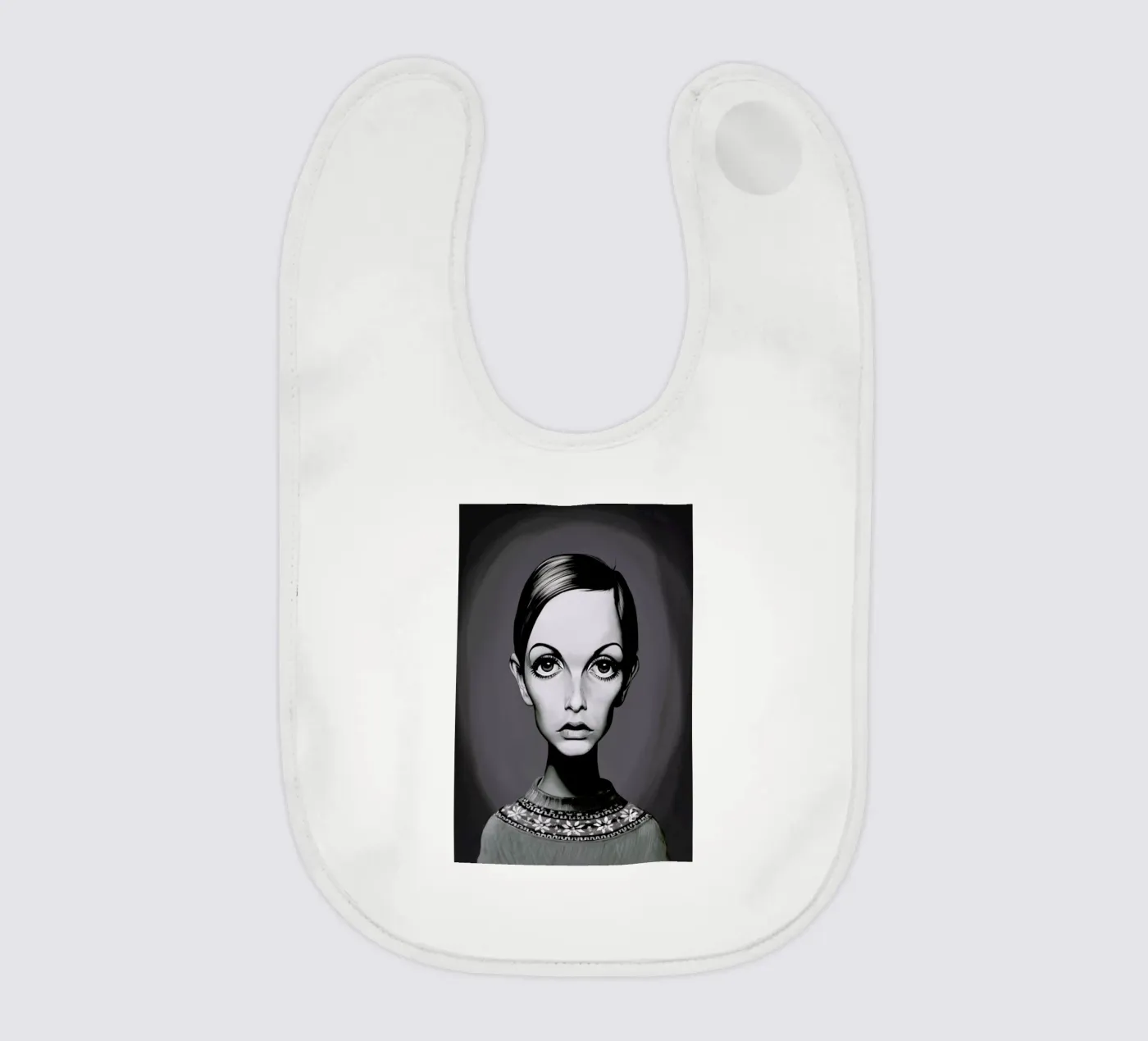 Twiggy bavaglino da Rob Art | Illustration